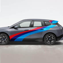 Side iX M  Racing Vinyl Decal Sticker Kit for BMW iX 2