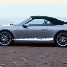 Side 911 Doors Stripes Kit Decal Sticker for Porsche 911 Carrera 2