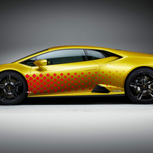 Side Diamond Rhombus Racing Vinyl Decal Sticker Graphics for Lamborghini Huracan Evo 3