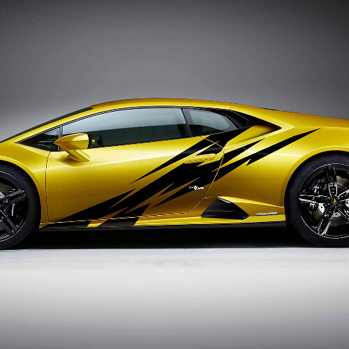 Lightning Side Graphics Racing Vinyl Decal Sticker Graphics for Lamborghini Huracan Evo
