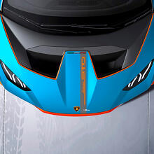 Hood Stripe Racing Vinyl Decal Sticker Graphics for Lamborghini STO 2