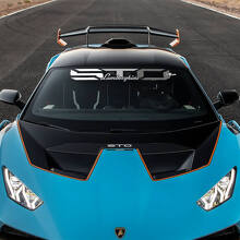 STO Windshield Racing Vinyl Decal Sticker Graphics for Lamborghini STO 2