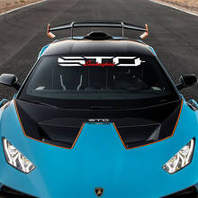 STO Windshield Racing Vinyl Decal Sticker Graphics for Lamborghini STO 3