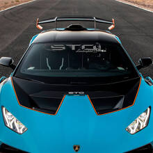 STO Logo Windshield Vinyl Decal Sticker Graphics for Lamborghini STO 2