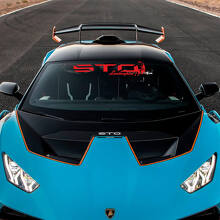 STO Logo Windshield Vinyl Decal Sticker Graphics for Lamborghini STO 3