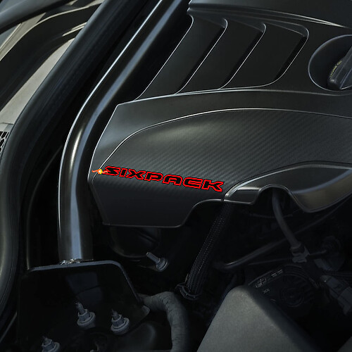 Sixpack Hood Engine decals stickers for Dodge Charger