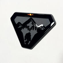 Mountains Sasquatch Bigfoot Yeti Fender Badges Tailgate Emblem 3D Badge 2 4