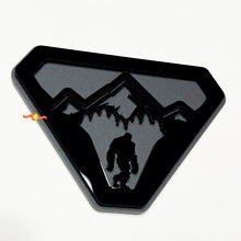 Mountains Sasquatch Bigfoot Yeti Fender Badges Tailgate Emblem 3D Badge 2 7