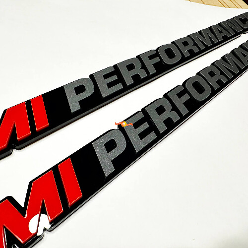 Custom Text PERFORMANCE Hood Badge Emblem 3D Badge for Dodge Ram 1500 Truck 5.7L V8