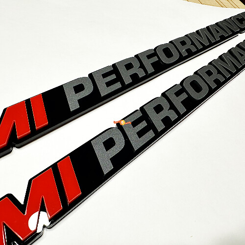 Custom Text PERFORMANCE Hood Badge Emblem 3D Badge for Dodge Ram 1500 Truck 5.7L V8 Hemi