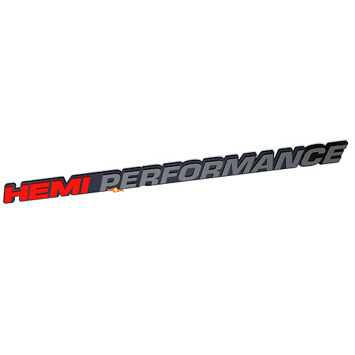 HEMI PERFORMANCE Hood Badge Emblem 3D Badge for Dodge Ram 1500 Truck 5.7L V8 Hemi