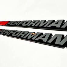 Custom Text PERFORMANCE Hood Badge Emblem 3D Badge for Dodge Ram 1500 Truck 5.7L V8 4