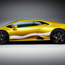 Side Wave Stripes Graphics Racing Vinyl Decal Sticker Graphics for Lamborghini Huracan Evo 2