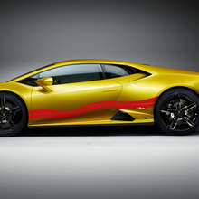 Side Wave Stripes Graphics Racing Vinyl Decal Sticker Graphics for Lamborghini Huracan Evo 3