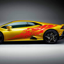 Side Tribal Stripes Graphics Racing Vinyl Decal Sticker Graphics for Lamborghini Huracan Evo 3