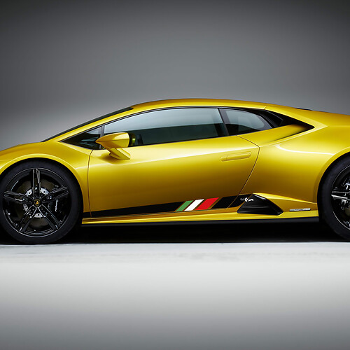 Side Italy flag Stripes Graphics Racing Vinyl Decal Sticker Graphics for Lamborghini Huracan Evo 1