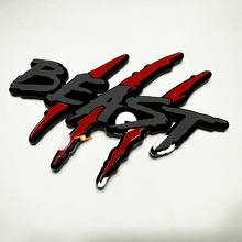 Beast Scratches Claws Fender Emblem 3D Badge 5