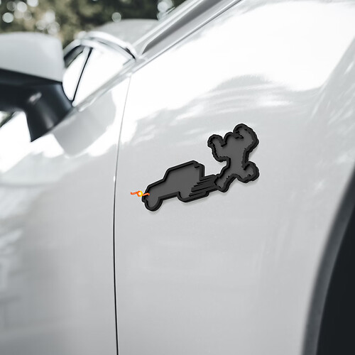 Yeti Sasquatch Jeep Fender Emblem 3D Badge 1