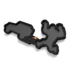 Yeti Sasquatch Jeep Fender Emblem 3D Badge 4