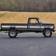 Retro Gradient Vintage Side Graphics Vinyl Decal Sticker for Ford F-150 Ranger Lariat 2