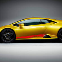 Lettering Side Stripes Graphics Racing Vinyl Decal Sticker Graphics for Lamborghini Huracan Evo 3