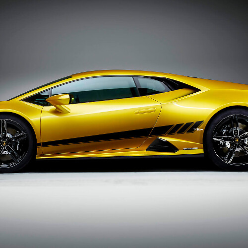 Side Stripes Graphics Racing Vinyl Decal Sticker Graphics for Lamborghini Huracan Evo 3