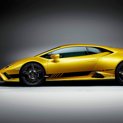 Side Stripes Graphics Racing Vinyl Decal Sticker Graphics for Lamborghini Huracan Evo 6
