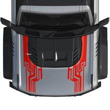 Hood Bronco Raptor Wrap Graphics Decal Sticker for Ford Bronco 2 3