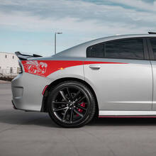 Hell Rear Quarter Side Stripe Vinyl Decal Sticker for Dodge Charger 3