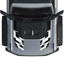 Hood Wrap Graphics Decal Sticker for Musclecar horse power truck 2