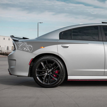 Iron Bee Scat Pack Rear Quarter Side Stripe Vinyl Decal Sticker for Dodge Charger 2