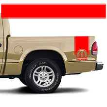 Rear side Band bed cover Decal Sticker Mopar graphics fits to Dodge Dakota 2