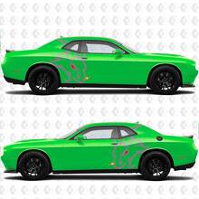 Side Angry Hell Goat Decals Stickers for Dodge Challenger or Charger 3