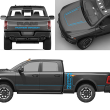 Full Kit Power Wagon Graphic Side Sticker Decal stripes for Dodge Ram 1500 3