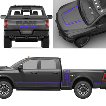 Custom Lettering Full Kit Vinyl Decals for Dodge Ram Power Wagon_7