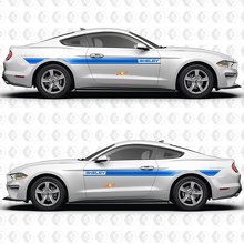 Shelby Side Doors Stripe Racing Decals Stickers for Ford Mustang 2