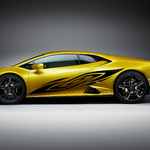 Side Racing Graphics Vinyl Decal Sticker Graphics for Lamborghini Huracan Evo 1