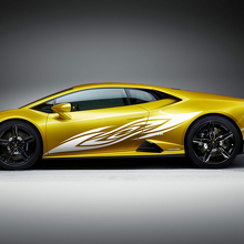Side Racing Graphics Vinyl Decal Sticker Graphics for Lamborghini Huracan Evo 2