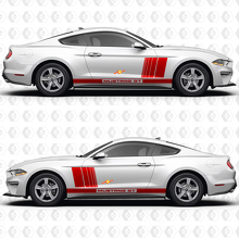 Mustang Side Doors Stripes Racing Decals Stickers for Ford Mustang 2