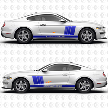 Mustang Side Doors Stripes Racing Decals Stickers for Ford Mustang 3
