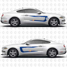 GT Side Doors Racing Stripes Vinyl Decal Sticker Graphics 2 for Musclecar Musclecarmodel GT 2