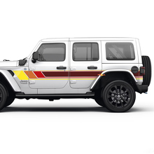 Side Retro Vintage Stripes Decal Graphic Vinyl for Jeep Wrangler 3