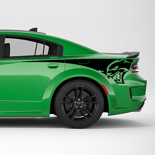 Wildcat Rear Quarter Side Stripe Vinyl Decal Sticker for Dodge Charger