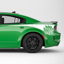 Scratch claws Rear Quarter Side Stripe Vinyl Decal Sticker for Dodge Charger 2