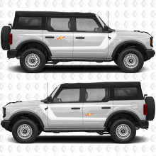 Side Doors Retro Stripes Decals for Ford Bronco | Vintage Graphics Stickers 3