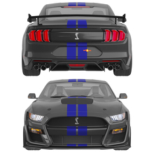 Hood Roof Offset Twin Double Stripes Racing Decals Stickers for Ford Mustang 6