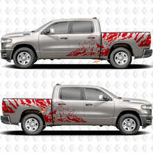  Bull Splash Side Doors Stickers Decals Graphics for Dodge RAM 1500 2500 3500 2