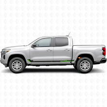 Racing Line Door & Rocker Panel Vinyl Stripes for Chevrolet Colorado 3rd Gen 2023-2026_4
