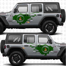 Campfire Side Door Vinyl Decal Kit for Jeep Wrangler_2