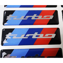 M Turbo Chrome Interior Dashboard domed 3d sticker decals graphic for BMW M 4